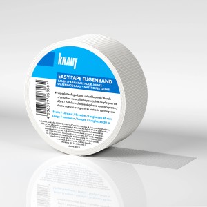 Knauf Easy-Tape Fugenband, selbstklebend, 20m Rolle für Gipskartonplatten.