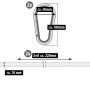 AMANKA Hängematten Befestigungsset mit Karabiner und Seilen, Belastbarkeit bis 160 kg.