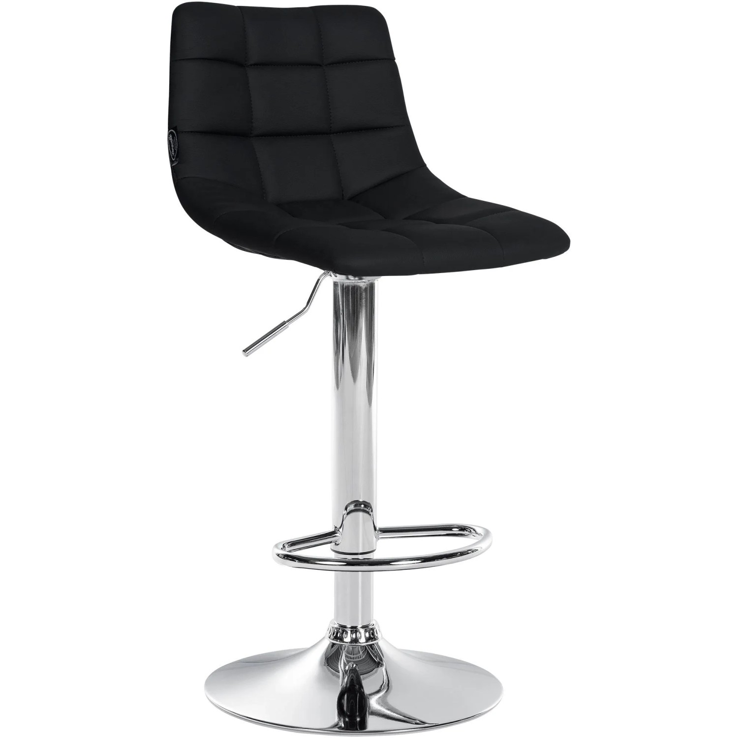 CLP Barhocker Jerry Kunstleder Schwarz/Chrom