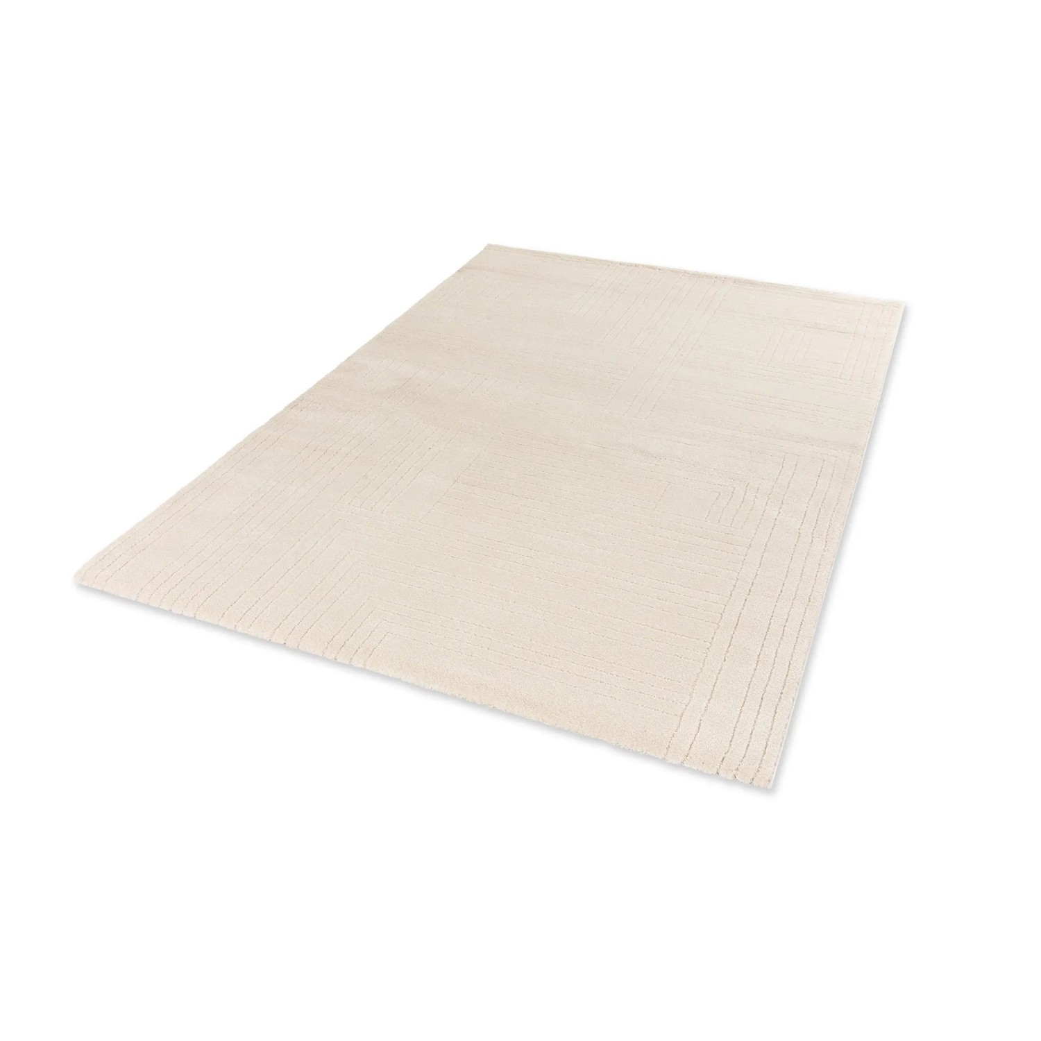 Schöner Wohnen Teppich Pure Design Grafisch 133 cm x 190 cm Creme