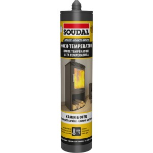 Kamin- & Ofen-Paste, hitzebeständige Dichtmasse für Fugen an Öfen und Kaminen.