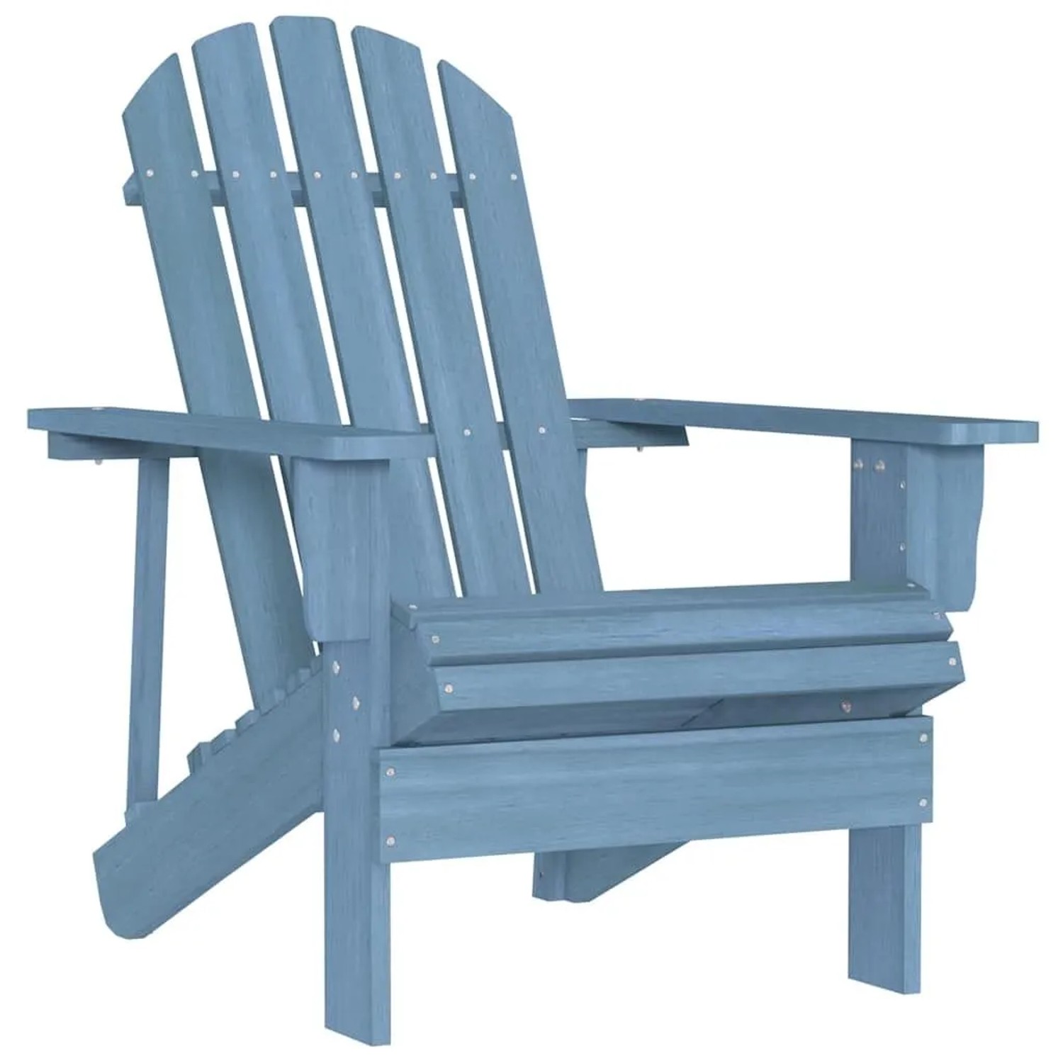 vidaXL Adirondack-Gartenstuhl Massivholz Tanne Blau 315875