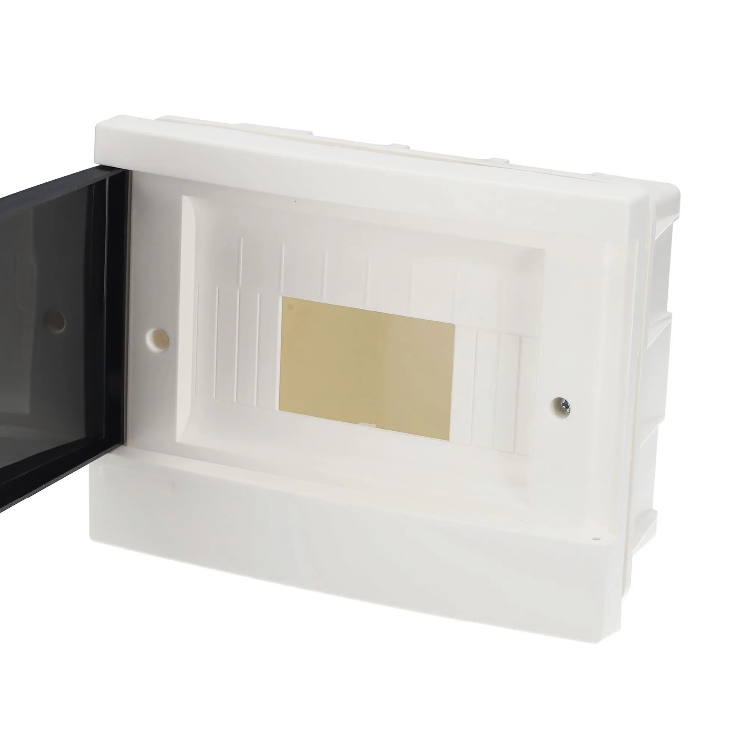 EDO Verteilerkasten Unterputz 1-Reihig Für 8 Module 170 x 220 x 95 mm IP40 Weiß ABS Sicherungskasten Kleinverteiler Für Hausinstallation