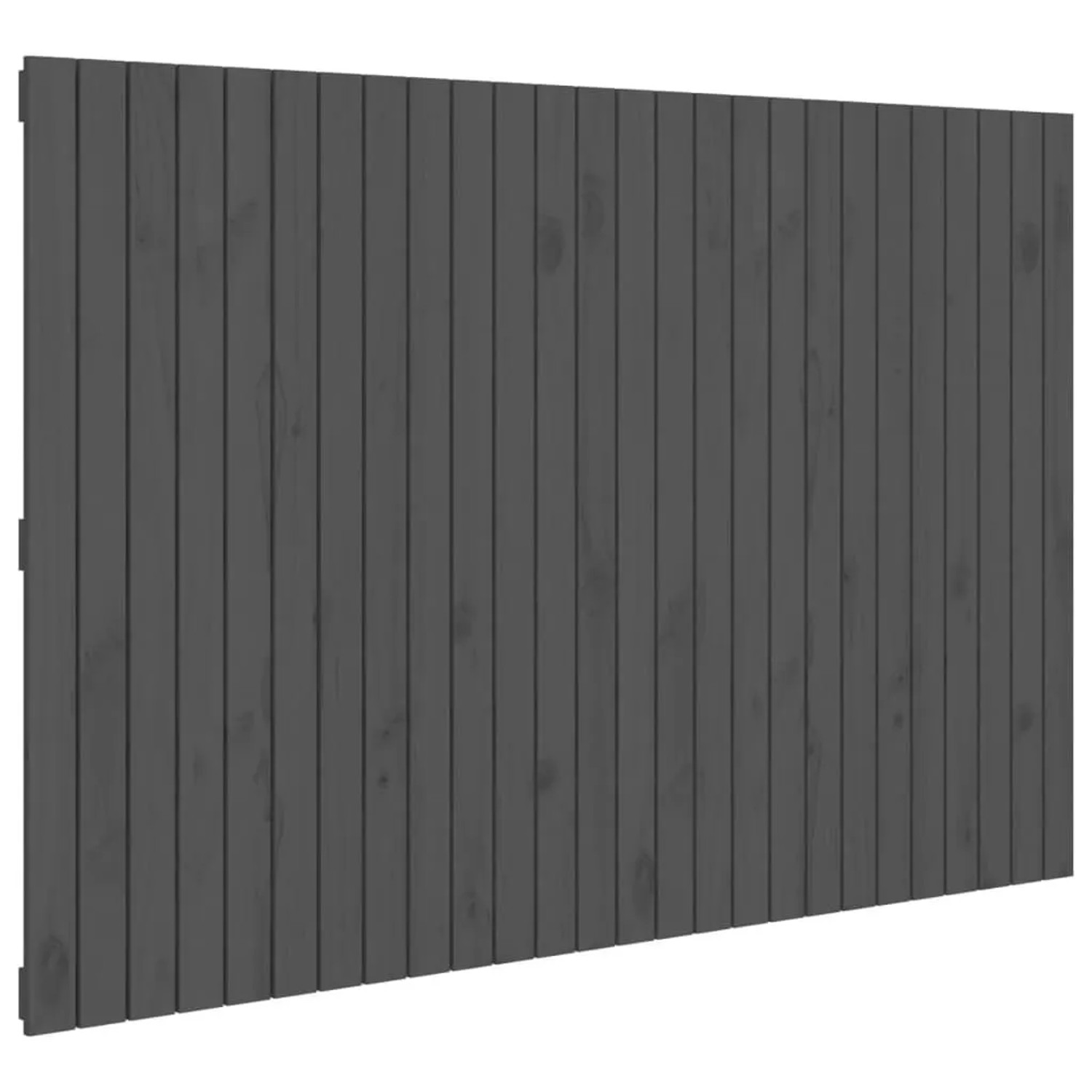 vidaXL Wand-Kopfteil Grau 166x3x110 cm Massivholz Kiefer 824960