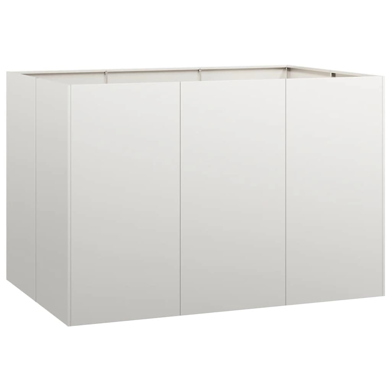 vidaXL Pflanzkübel 120x80x80 cm Edelstahl 860791 günstig online kaufen