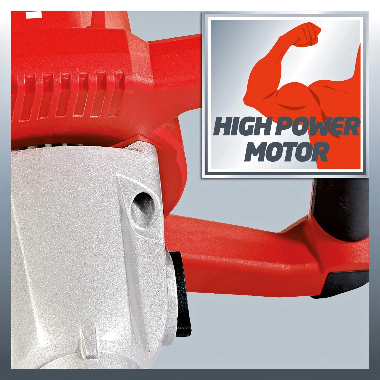 Detailaufnahme: Einhell TE-MX 1600-2 CE Farb-Mörtelrührer mit starkem Motor. Multitool für Bauarbeiten.
