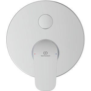Ideal Standard Ceraflex Unterputz Badearmatur in Chrom, Aufputzteil mit Hebel.