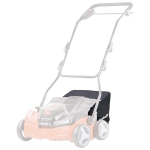 Einhell Fangsack für Akku-Vertikutierer GE-SC 35 Li, montiert am Gerät.