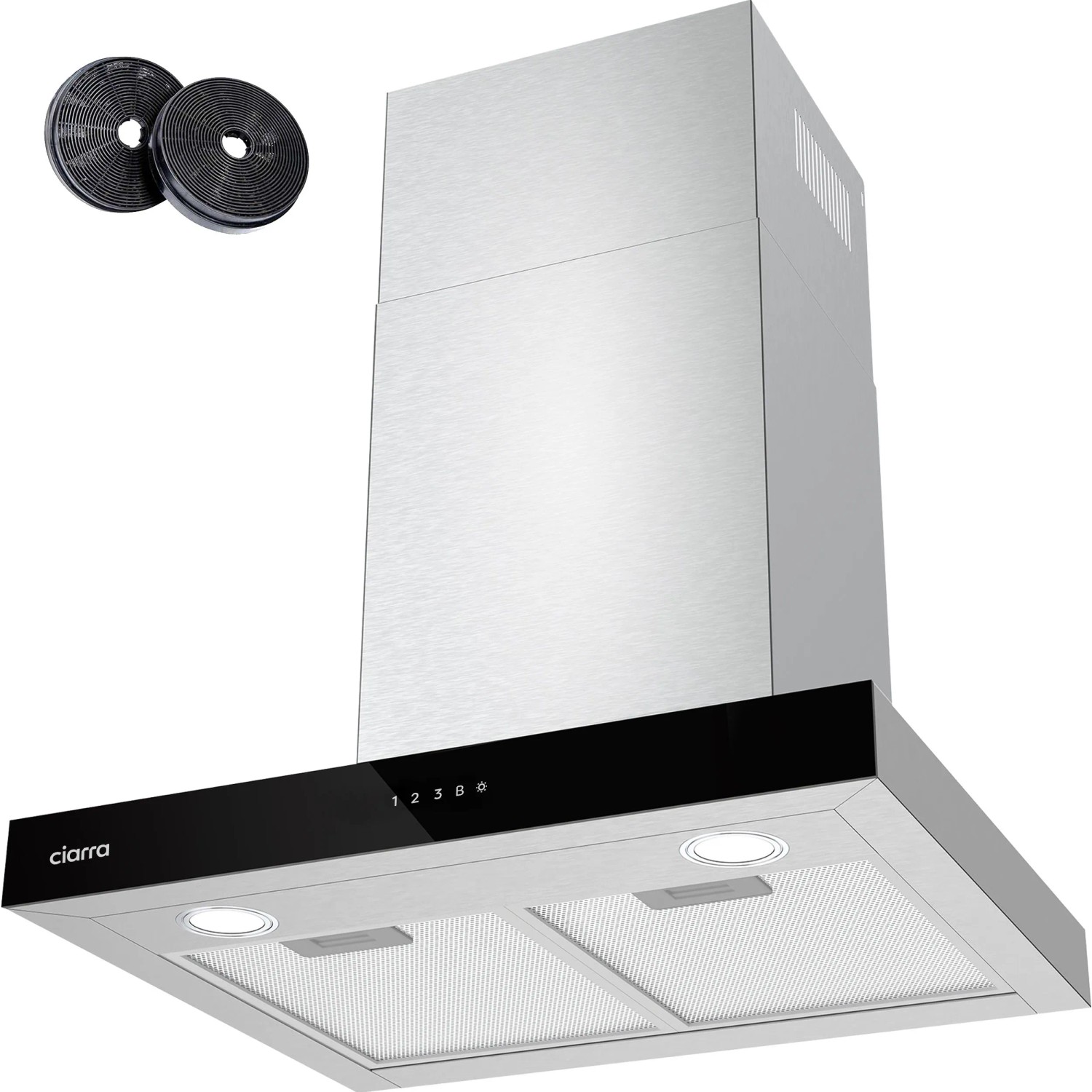 CIARRA Wandhaube 60 cm 706 m³/h A+++ Dunstabzugshaube WIFI-APP Touch Control VMS6102