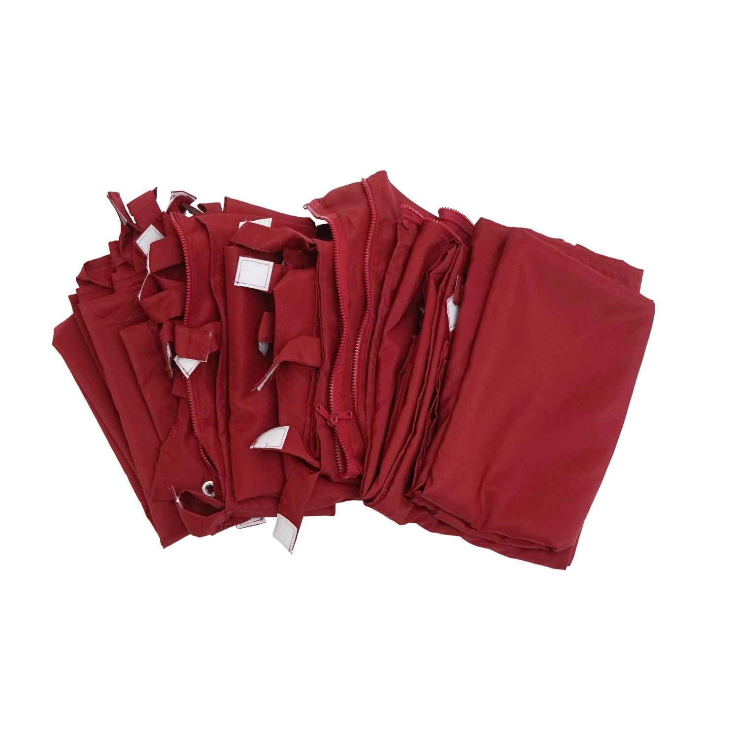 MCW Seitenwand Pergola A22 4er-Set Bordeaux