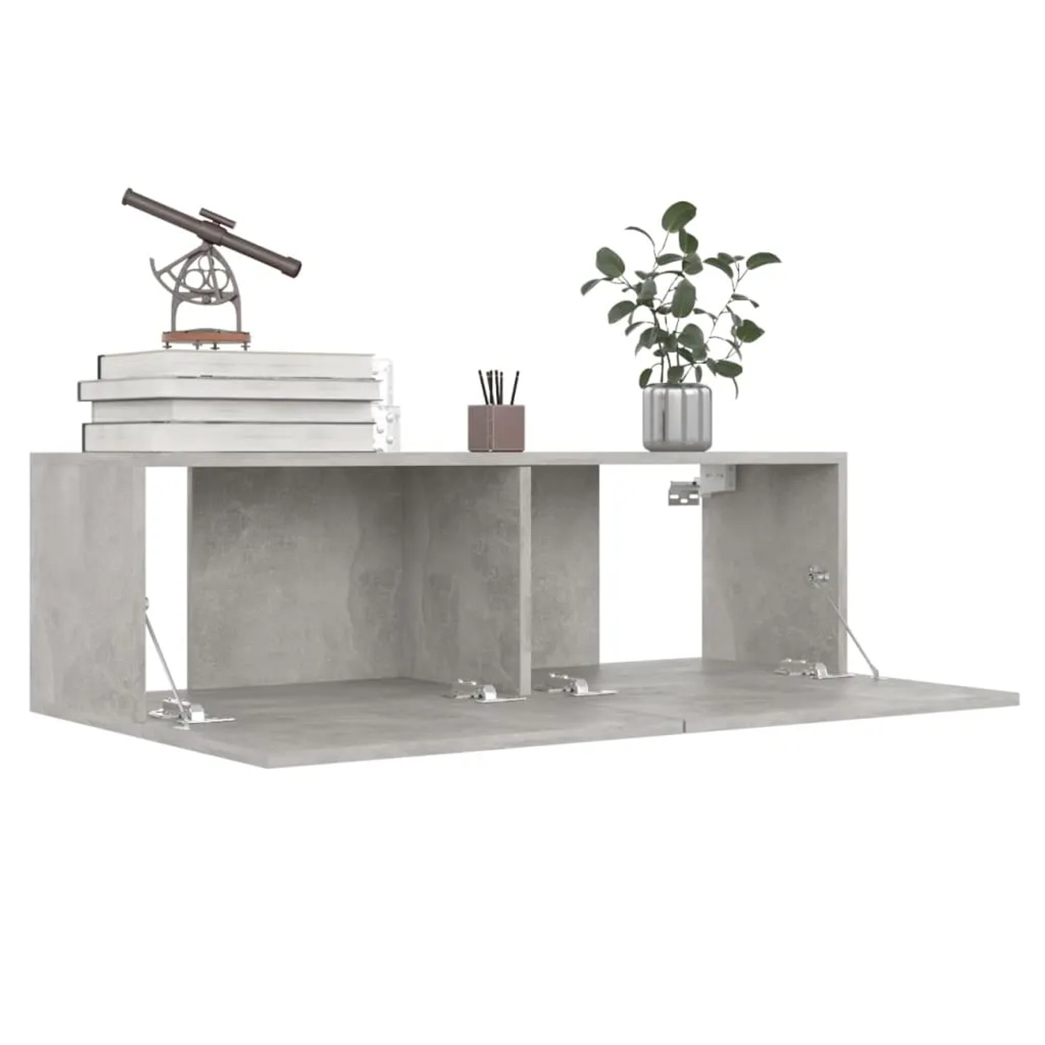 vidaXL 6-tlg. TV-Schrank-Set Betongrau Holzwerkstoff  Modell 7