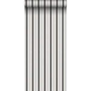 Sanders & Sanders Tapete Streifen Schwarz Und Grau 53 Cm X 1005 Cm 640701