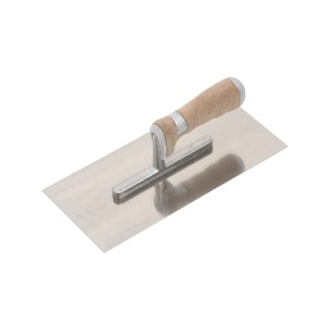 LUX Glättekelle Professional mit Ledergriff, 280mm, für Fliesen- und Fußbodenkleber.