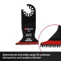 Einhell Tauchsägeblatt 65mm, HCS Stahl mit Japanzahnung für Multitool Zubehör.