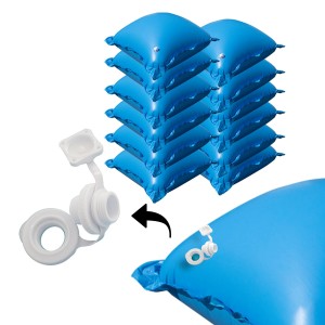 Evolution 12 Poolkissen Luftkissen Winter Abdeckung Polster Pool mit Ösen Set