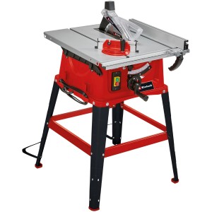 Einhell Tischkreissäge TC-TS 254 eco mit Untergestell für präzise Schnitte in Holz und Kunststoff.