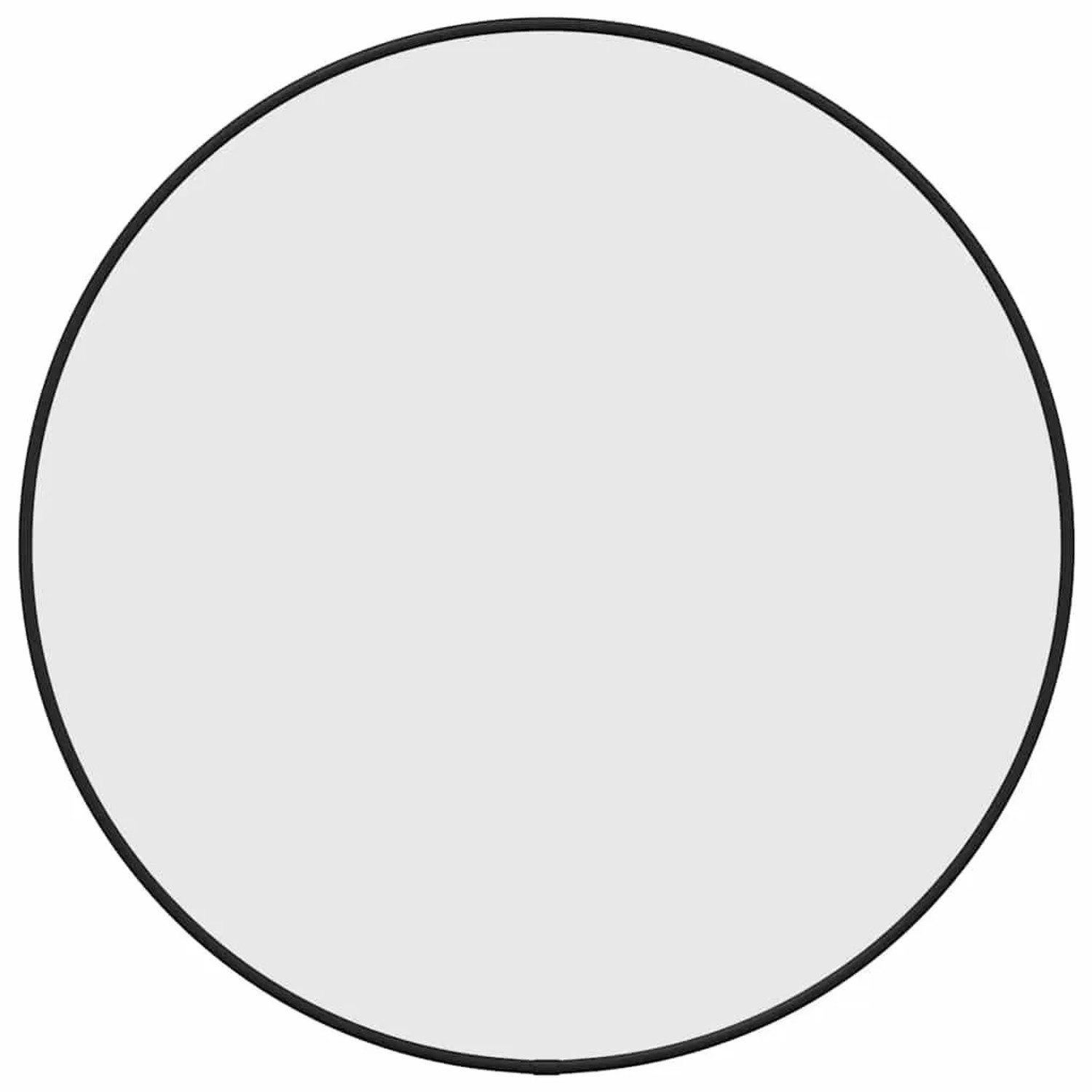 vidaXL Wandspiegel Schwarz Ø 50 cm Rund 348186 günstig online kaufen