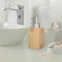 Relaxdays Seifenspender Bambus Kunststoff Natur Nachfüllbar 18 cm x 6,5 cm x 8 cm_2