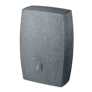 Arves Regenwassertank Boxy, 720 l, Granit-Optik mit Wasserhahn. Regentonnen für den Garten.