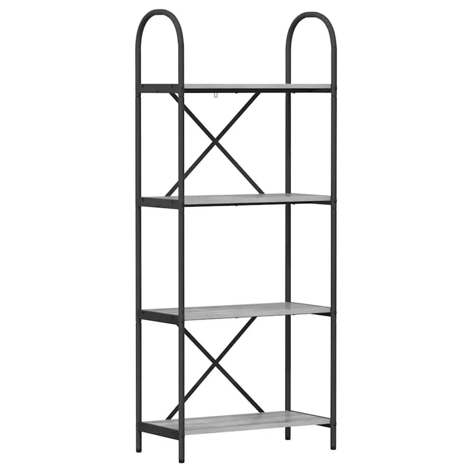 vidaXL Bücherregal Graues Sonoma 60 x 30 x 146 cm Holzwerkstoff 879914 günstig online kaufen