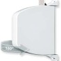 Schellenberg Aufschraubwickler Mini, schwenkbar, weiß, mit Rollladengurt. Rollladenantrieb für Mini-System.