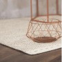 Beiger MeGusta Kurzflor Teppich Clara, 140x200 cm, Vintage Modern Design.