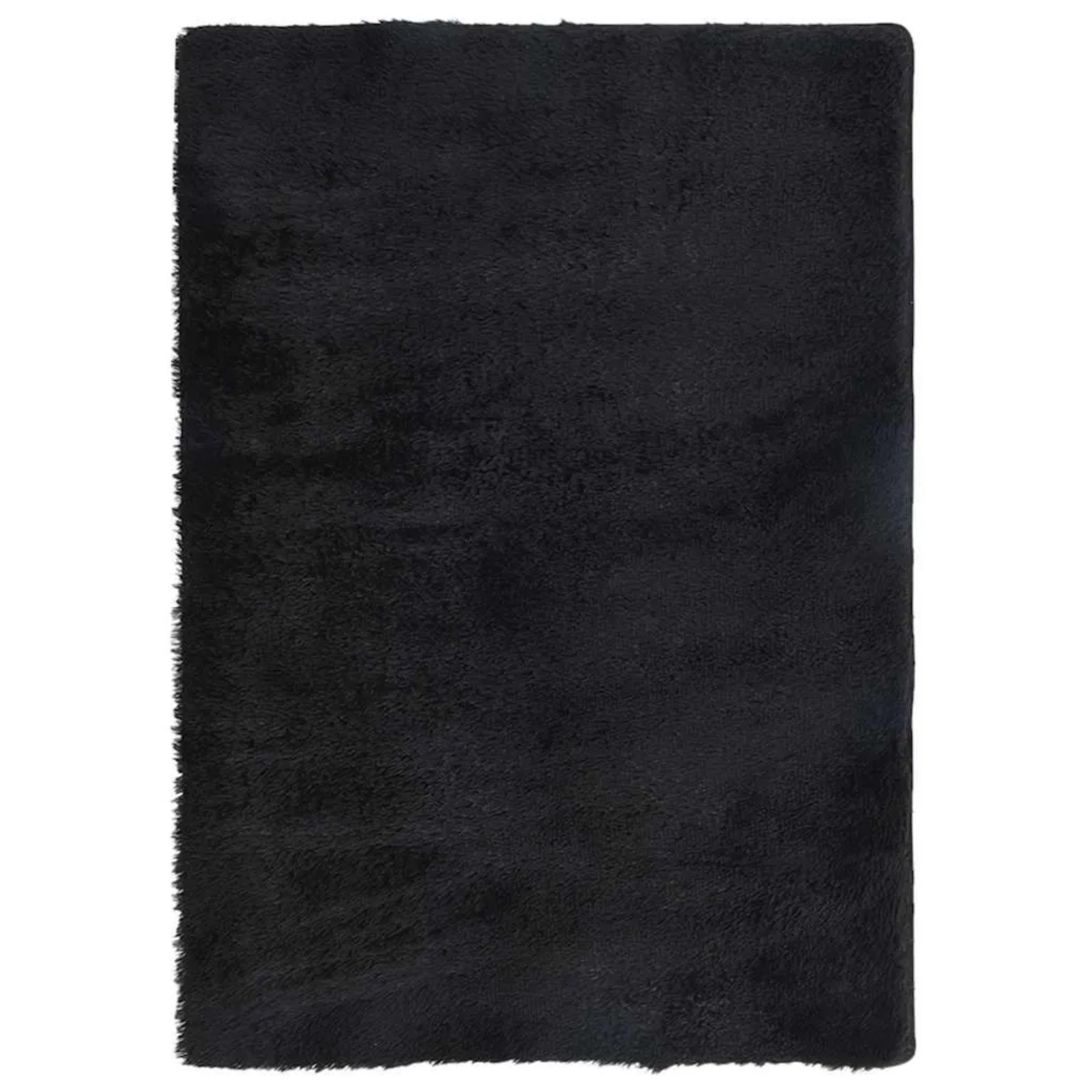 vidaXL Teppich Shaggy Hochflor NAVARRA Schwarz 160x230 cm Polyester 4102838 günstig online kaufen