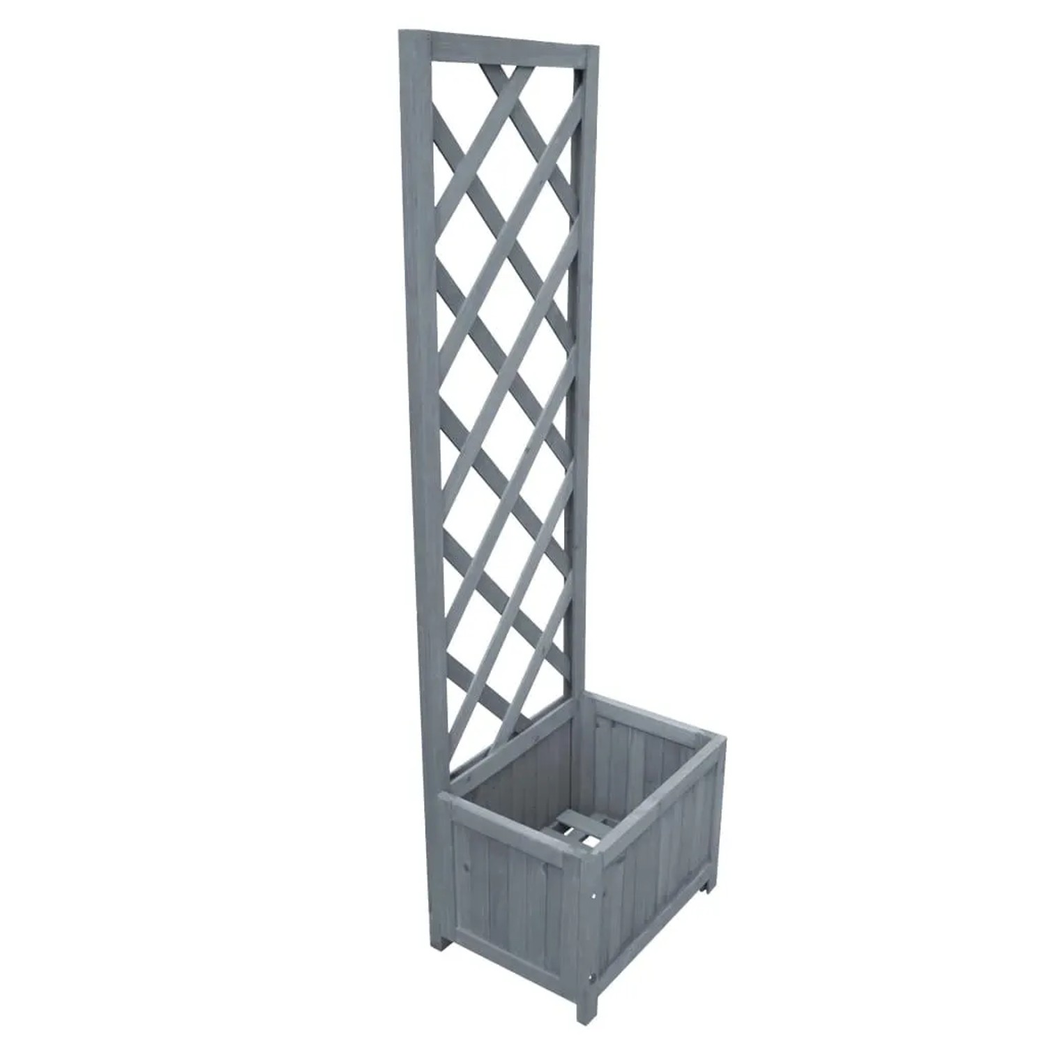 vidaXL Spalier mit Blumenkasten 40x30x135 cm Massivholz Tanne 310037