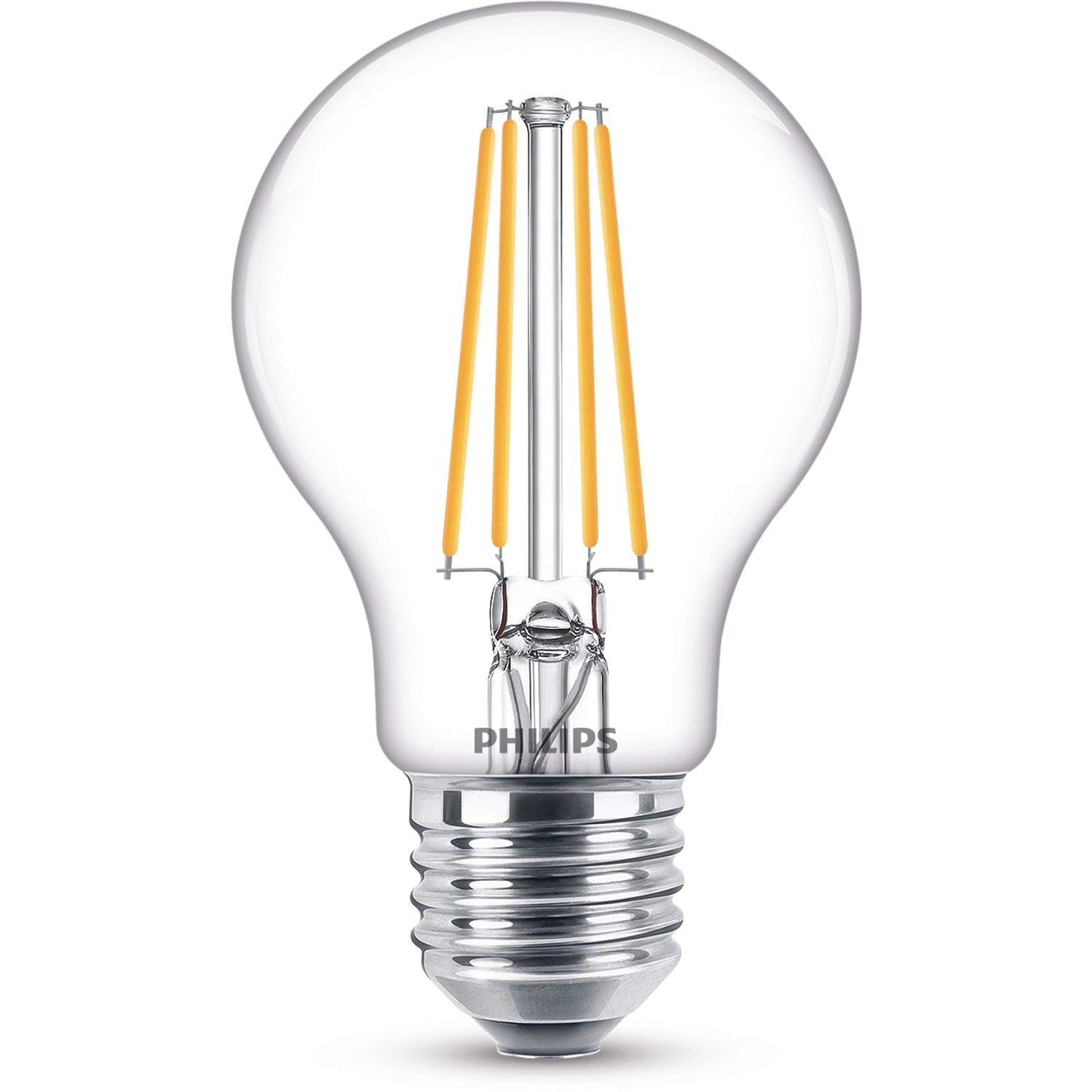 Philips LED-Leuchtmittel E27 Glühlampenform 7 W 2er Set 10,4 x 6 cm (H x Ø)