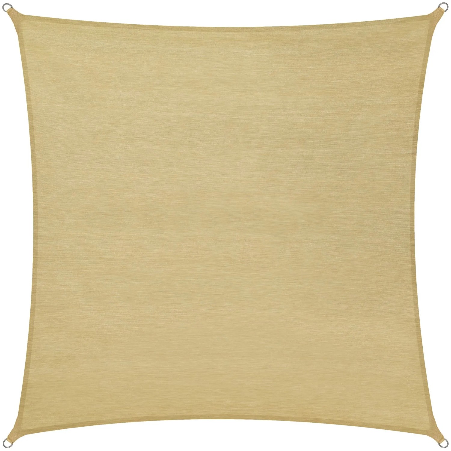 Tectake Sonnensegel  Rechteckig Mit Uv Schutz 50  Für Balkon  Garten und Terrasse 5 4 x 5 4 M 540 x 540 x 1 cm Beige