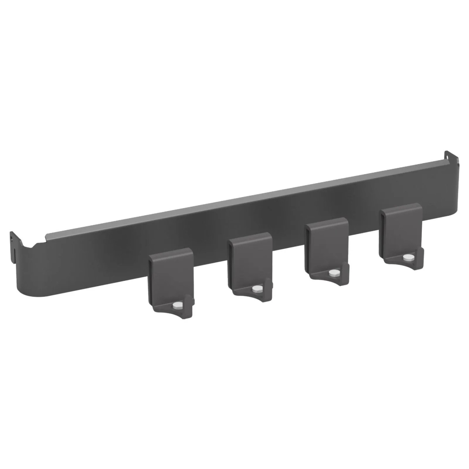 Image of Kesseböhmer K-Line Side Trägerleiste 351 x 30 x 45 mm mit 4 Haken Anthrazit