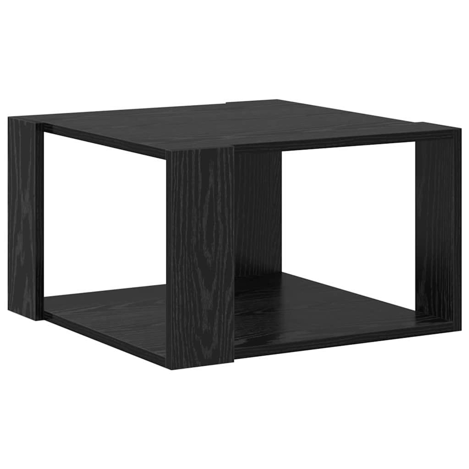 vidaXL Couchtisch Schwarz Eichen-Optik 51,5 x 51,5 x 30 cm 869217 günstig online kaufen