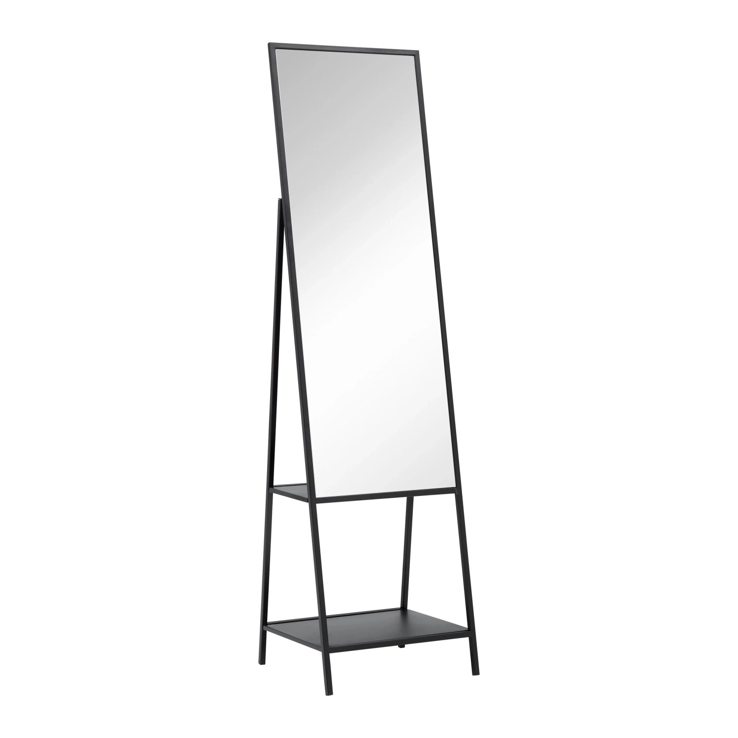 Bessagi Home Spiegel Milana Schwarz ca.  46x171x41 cm