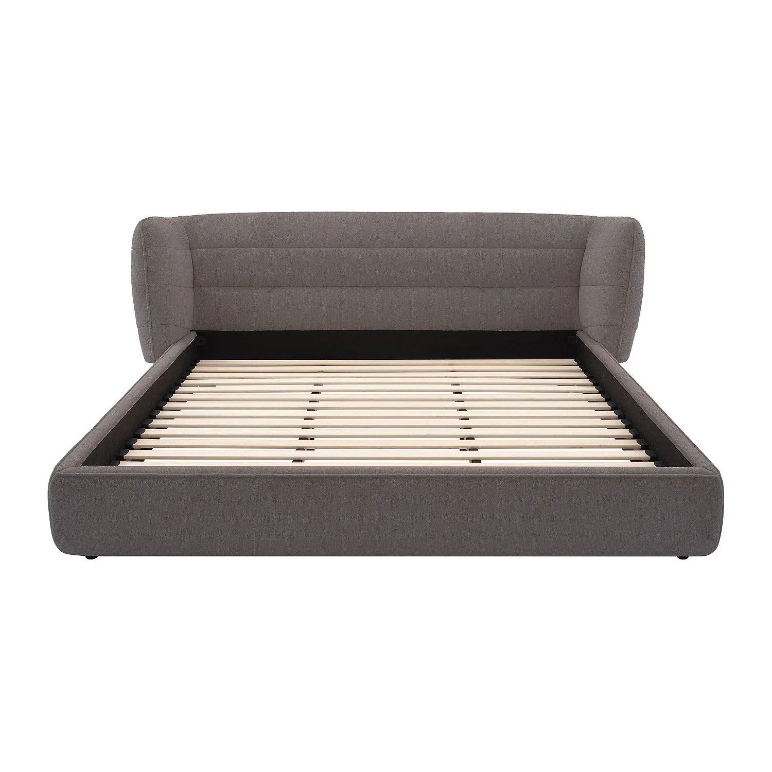 Vente-unique Bettrahmen Larumo Grau 230 cm