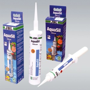 JBL AquaSil Aquarium Silikon, 80ml, schwarz, für rahmenlose Aquarien und Reparaturen.