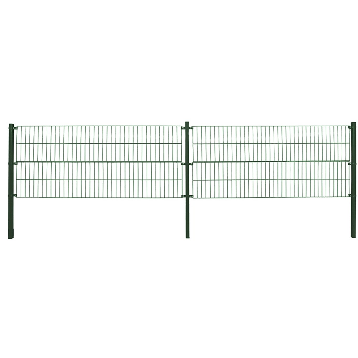 Home Deluxe Doppelstabmattenzaun Morata 203 cm x 200 cm Moosgrün kaufen