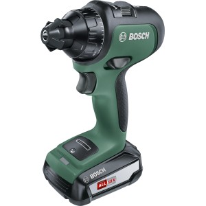 Bosch AdvancedDrill 18 Solo Akkuschrauber in Grün und Schwarz.