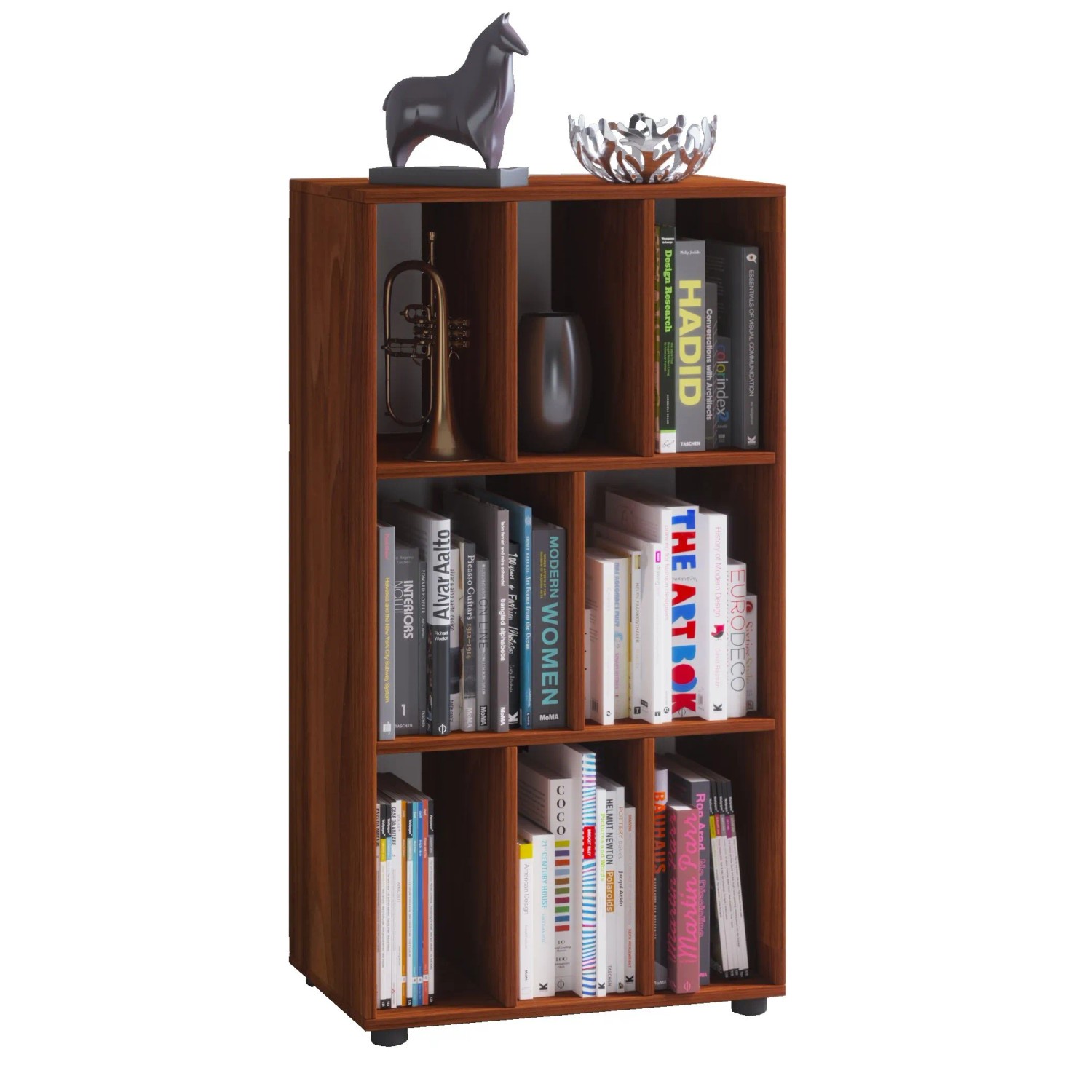 VCM Kommode & Sideboard Woltino Kern-Nussbaum