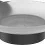 Ideal Standard Seifenschale IOM Silk Black mit Glas-Einsatz und Metallhalterung.