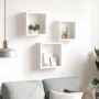 vidaXL Würfelregale 3 Stk Weiß MDF 323949_3