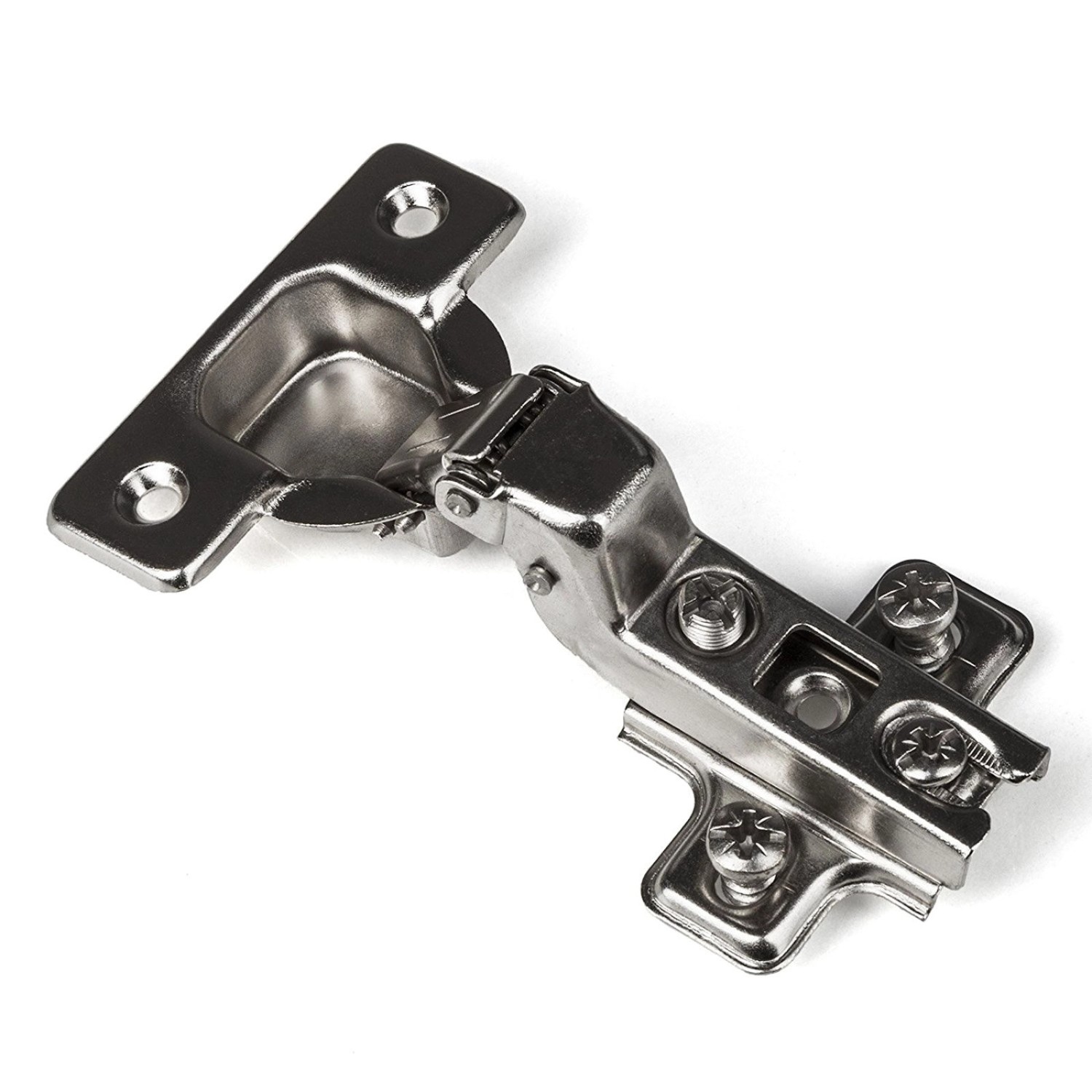 SOTECH 2 x Topfband Innenanschlag mit Kreuzmontageplatte