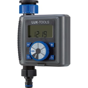 LUX Digitaler Bewässerungscomputer EBC-8/1 zur automatischen Gartenbewässerung.