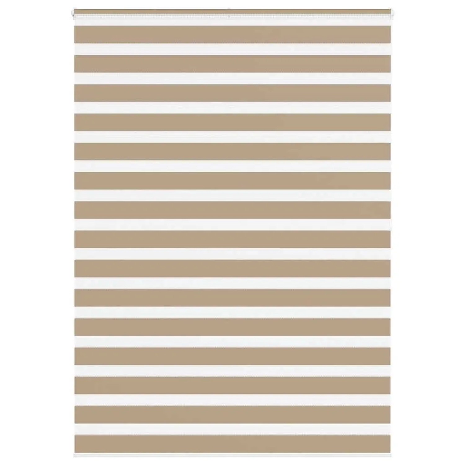 vidaXL Doppelrollo Sandbraun 165x200 cm Stoffbreite 160,9 cm Polyester 4014586