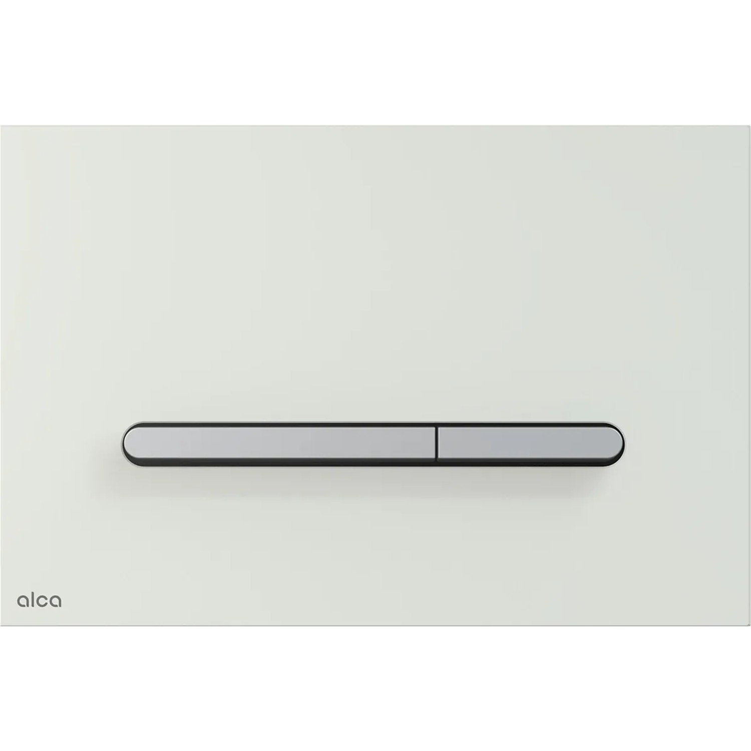 Alcadrain Betätigungsplatte RAY-GL1200 weißes Glas