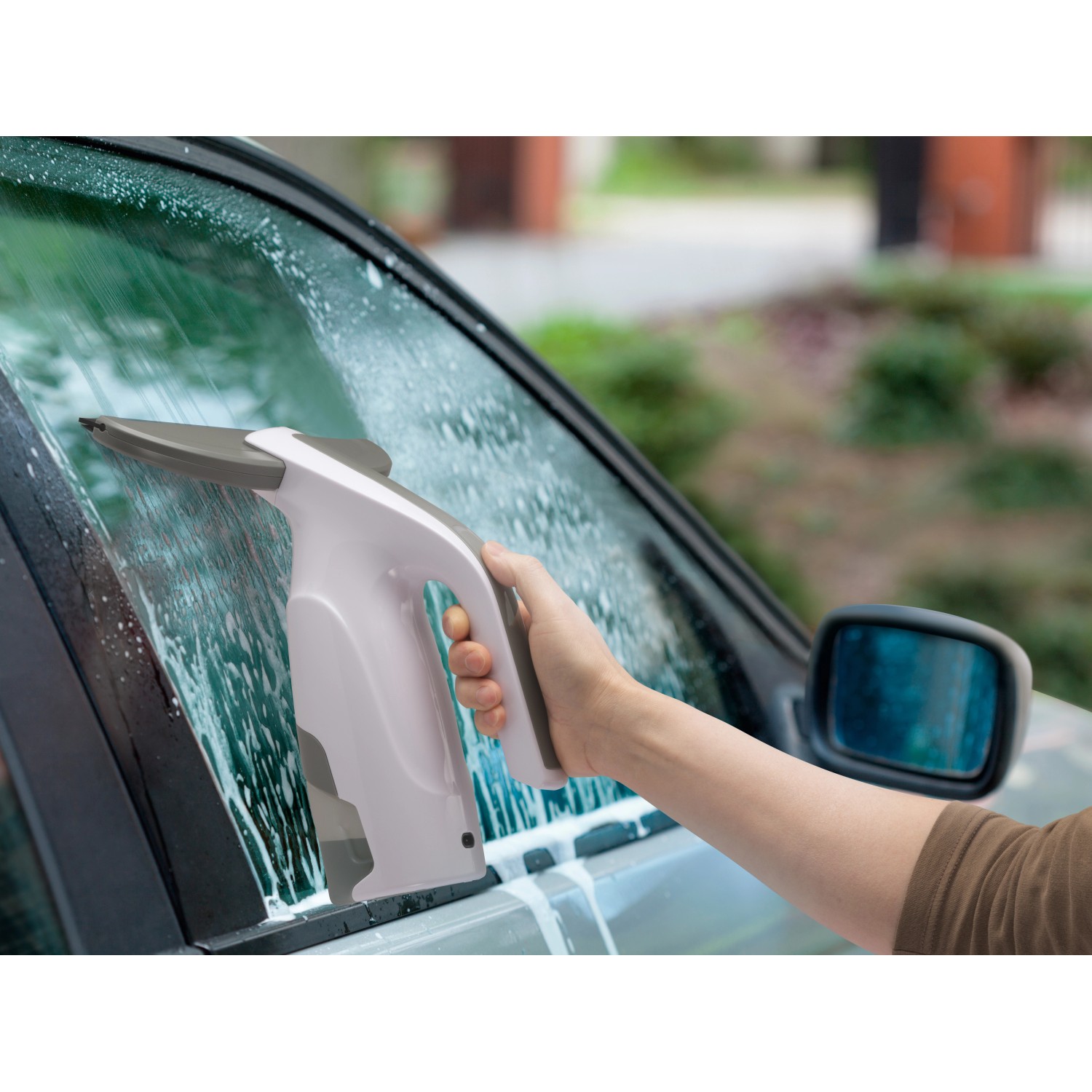 Fenstersauger Elektrisch Mit Akku - 28cm Saugdüse Für Streifenfreie Reinigung | Bis 45min Laufzeit