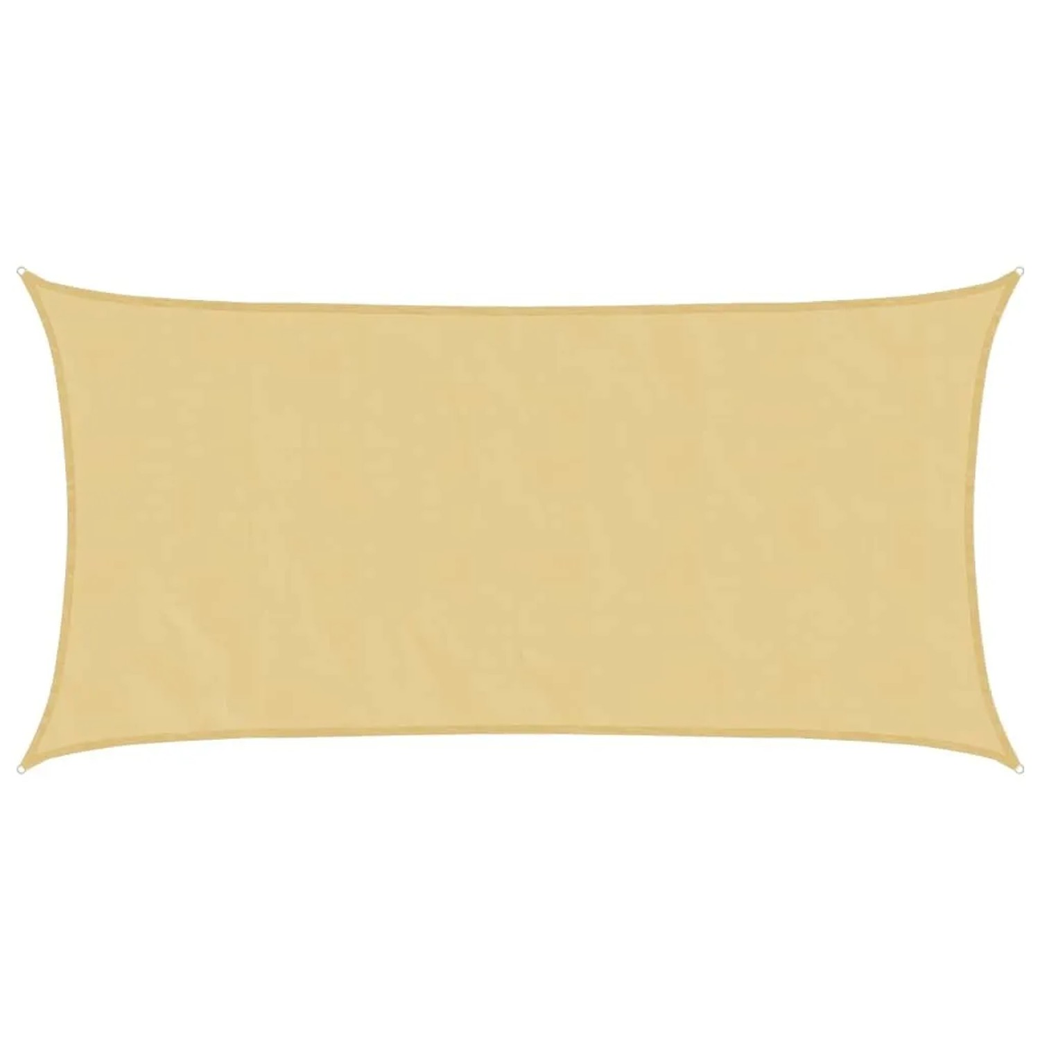 Furnicato Sonnensegel Sandfarbe 45x25 M 100% Polyester Oxford