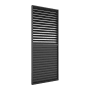 Ximax Lamellenwand, Aluminium, dunkelgrau, 90 cm für Pergola als Wind- und Sichtschutz.