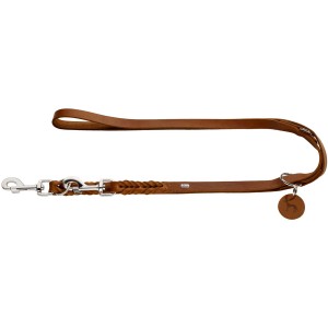 Hunter Führleine Solid Education Verstellbar Ø 18 mm x 2,5 m Cognac