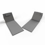 BigDean 2x Strandliege Strandstuhl Klappbar Leicht Nur 1 3 kg Strandmatte