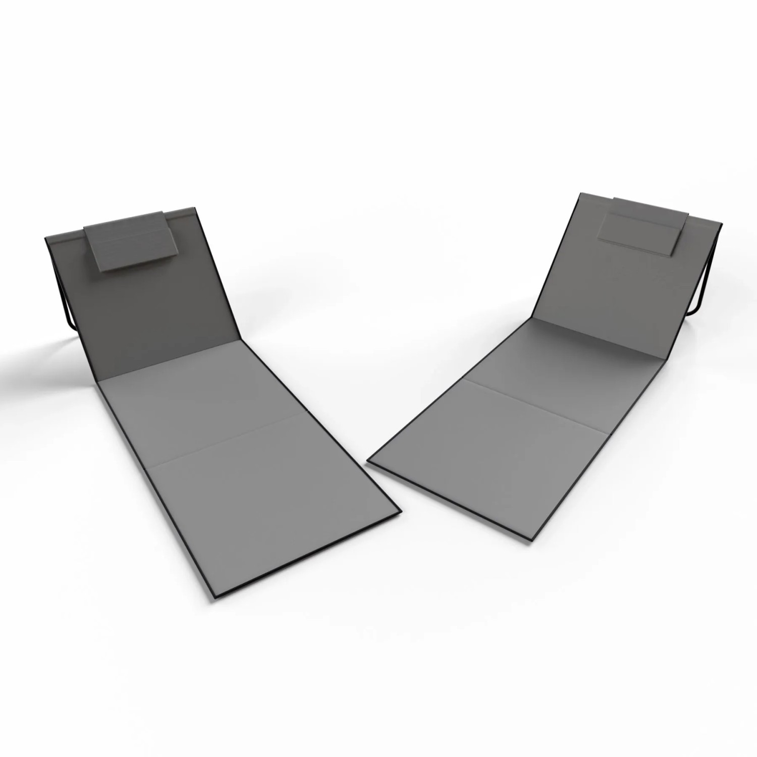 BigDean 2x Strandliege Strandstuhl Klappbar Leicht Nur 1 3 kg Strandmatte